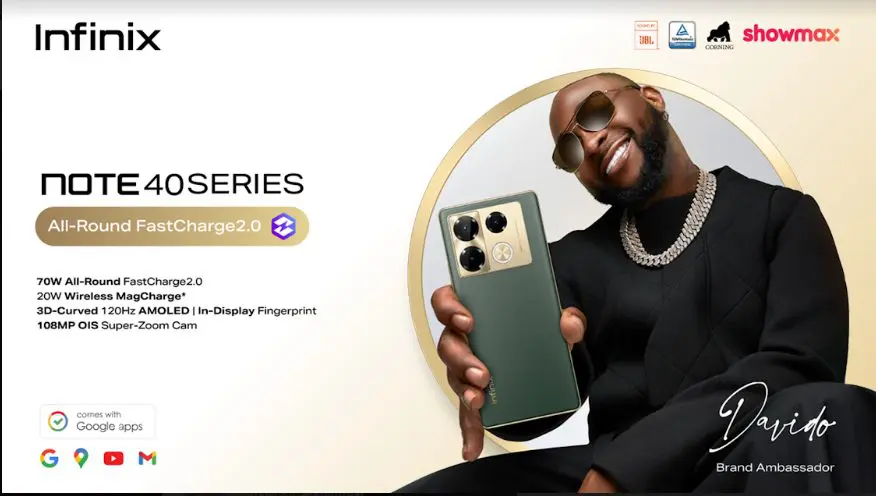 Infinix Nigeria launches NOTE 40 series with pioneering features